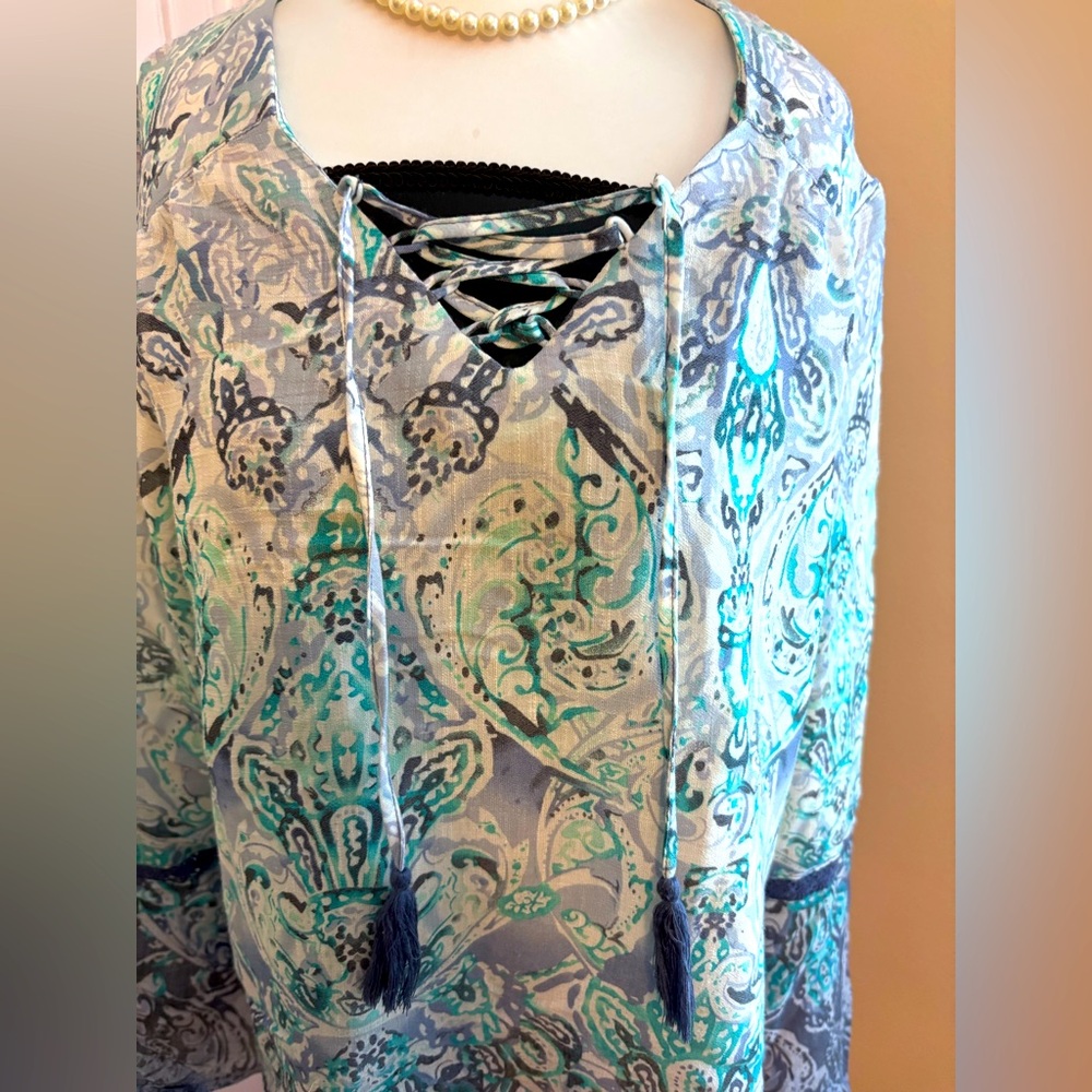 ST. JOHN’S BAY Blue Ombré Top